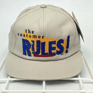 Vintage‎ K-Products John Deere "The Customer Rules!" Promotional Snapback Hat